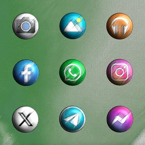 Pixly Vintage 3D - Icon Pack screenshot 2