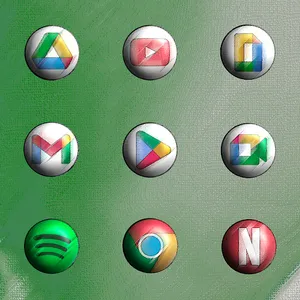Pixly Vintage 3D - Icon Pack screenshot 3