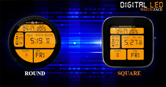 Digital LED Watch Face screenshot 11