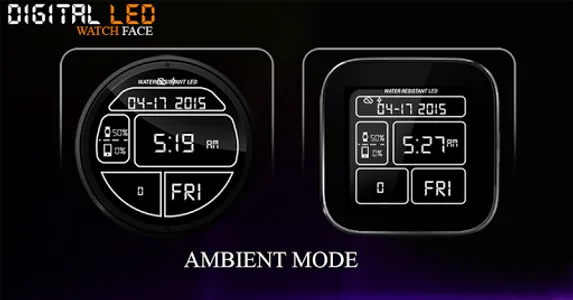 Digital LED Watch Face screenshot 12