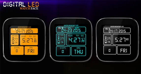 Digital LED Watch Face screenshot 13