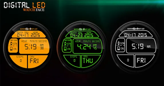 Digital LED Watch Face screenshot 3