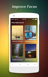 Relax Night Sounds - Sleep Mus screenshot 0
