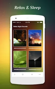 Relax Night Sounds - Sleep Mus screenshot 1