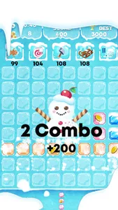 BLOCK PUZZLE DOWN : FROZEN WOR screenshot 10