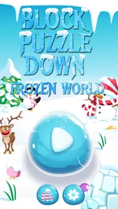 BLOCK PUZZLE DOWN : FROZEN WOR screenshot 7