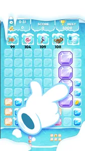 BLOCK PUZZLE DOWN : FROZEN WOR screenshot 9