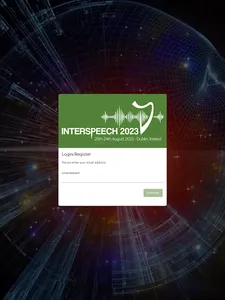 INTERSPEECH 2023 screenshot 3