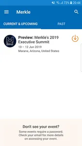 Merkle Events screenshot 0