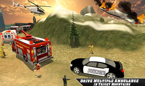 Airplane Fire Fighter  Ambulan screenshot 10