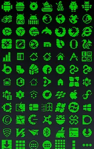 1-BIT GREEN Icon Theme screenshot 5