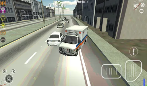 Ambulance Driving Simulator 3D screenshot 2