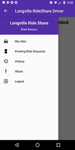 Longville RideShare Driver screenshot 1