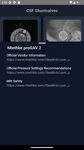 CSF Shuntvalves screenshot 1