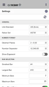 CSiRebar screenshot 4
