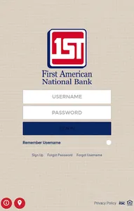 First American National Bank screenshot 0