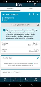 INB, National Association screenshot 1