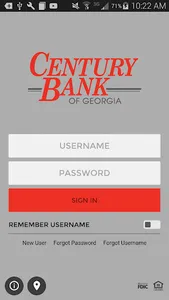 Century Bank of Georgia Mobile screenshot 0