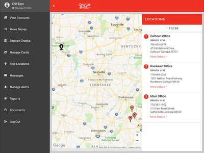 Century Bank of Georgia Mobile screenshot 7
