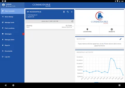 Commodore Bank screenshot 6