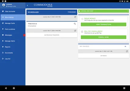 Commodore Bank screenshot 8