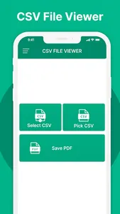 CSV File Viewer & Reader screenshot 0