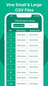 CSV File Viewer & Reader screenshot 1