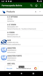 Farmacopedia Bolivia screenshot 1