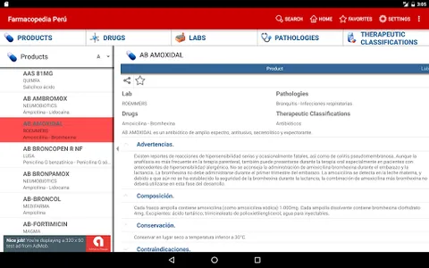 Farmacopedia Peru screenshot 6