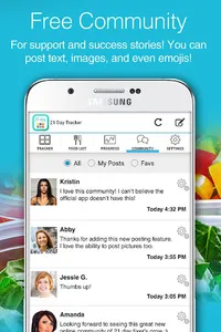 21 Day Tracker Free Body Fix screenshot 8