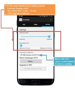 LEXiby SOS Recorder screenshot 0