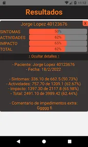 Cuestionario SGRQ screenshot 3