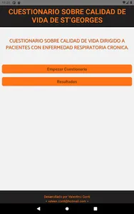 Cuestionario SGRQ screenshot 4