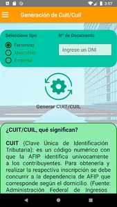 CUiTiL ¡Cuit/Cuil al instante! screenshot 1
