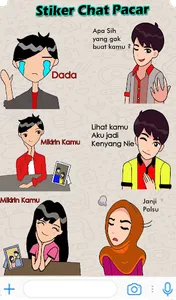 Sticker Chat Pacar - WaSticker screenshot 3