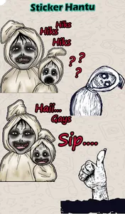 Sticker Chat Hantu Horor - WaS screenshot 2