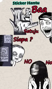 Sticker Chat Hantu Horor - WaS screenshot 6