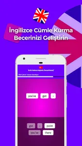 İngilizce Cümle Kurma Oyunu screenshot 4