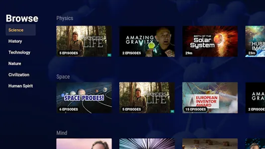 Curiosity Stream (TV) screenshot 3