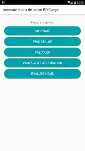 monnaie et prix de l'or en RD  screenshot 0