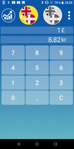Danish krone Pound Sterling screenshot 8