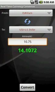 Real Time Currency Converter screenshot 0