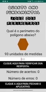 Jogo dos Perímetros screenshot 0