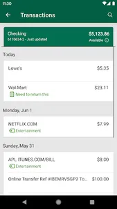 CUSB Banking screenshot 2