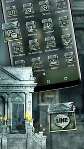 Haunted House Launcher Theme screenshot 1