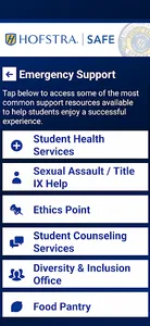 HofstraSafe screenshot 3