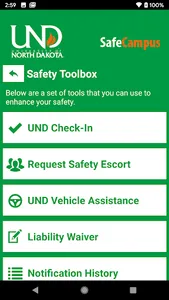 SafeCampus - UND screenshot 6