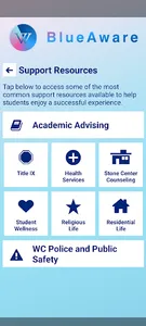 BlueAware - Wellesley College screenshot 6
