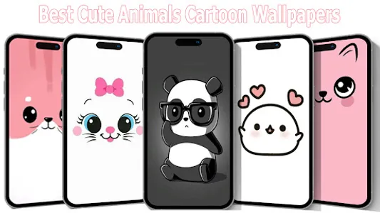 Cute Animals Cartoon Wallpaper screenshot 16