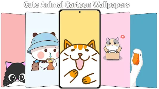 Cute Animal Cartoon Wallpaper screenshot 16